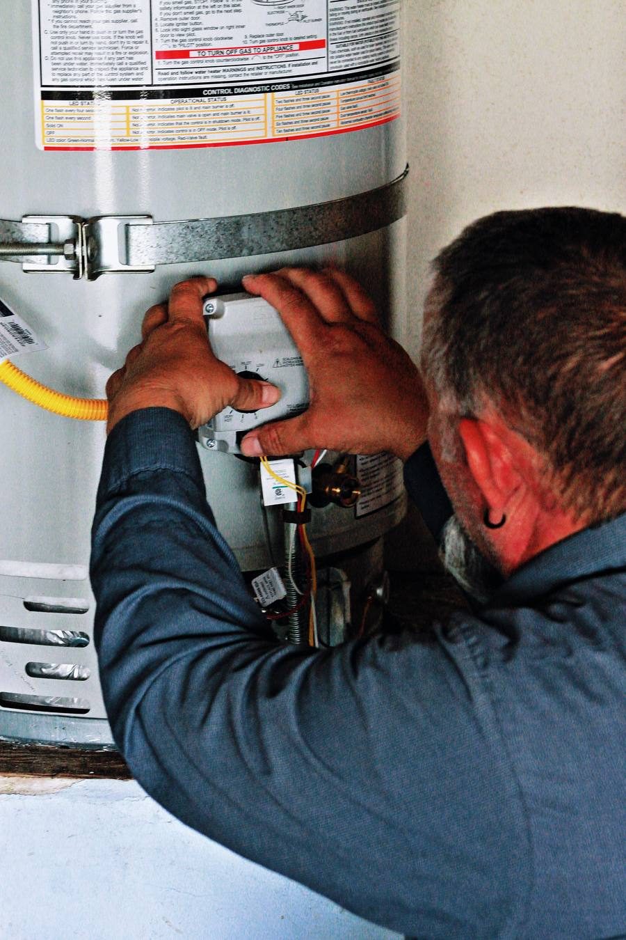 Water heater installation by our certified technicians